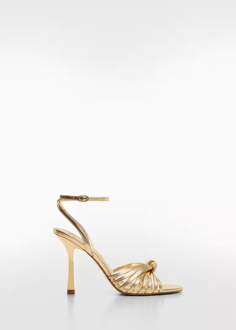 Strappy heeled sandals | MANGO (UK)