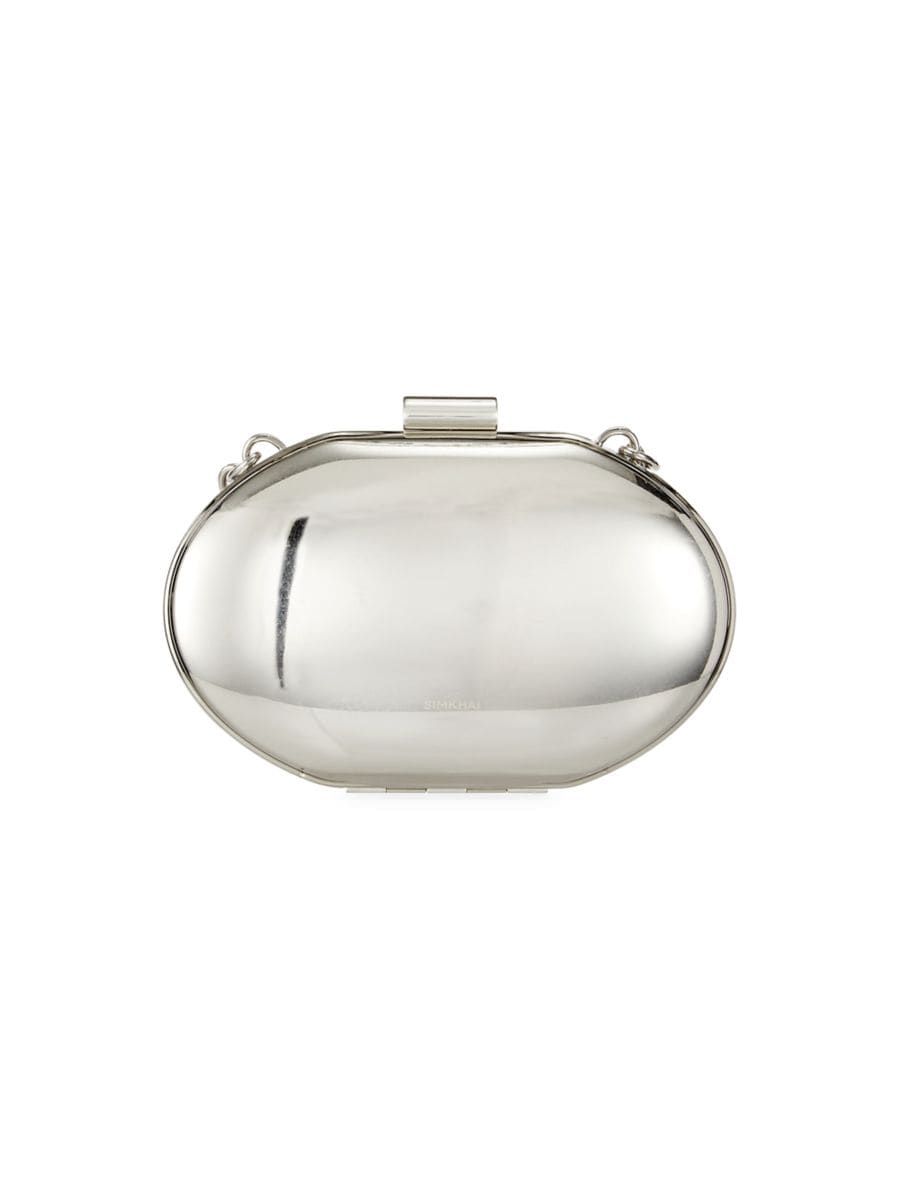Sol Metal Oval Clutch Bag | Saks Fifth Avenue
