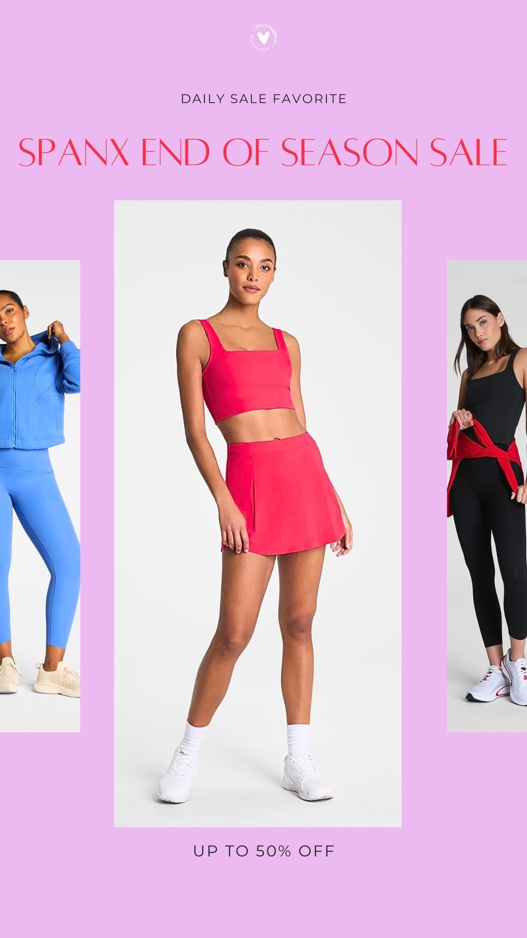 One of my favorite sales is here! 🎀 Spanx end-of-season styles are up to 50% off, including activewear you'll wear all summer long. Grab your favorites before they sell out! ✨

#LTKSaleAlert #LTKootd #LTKActive
