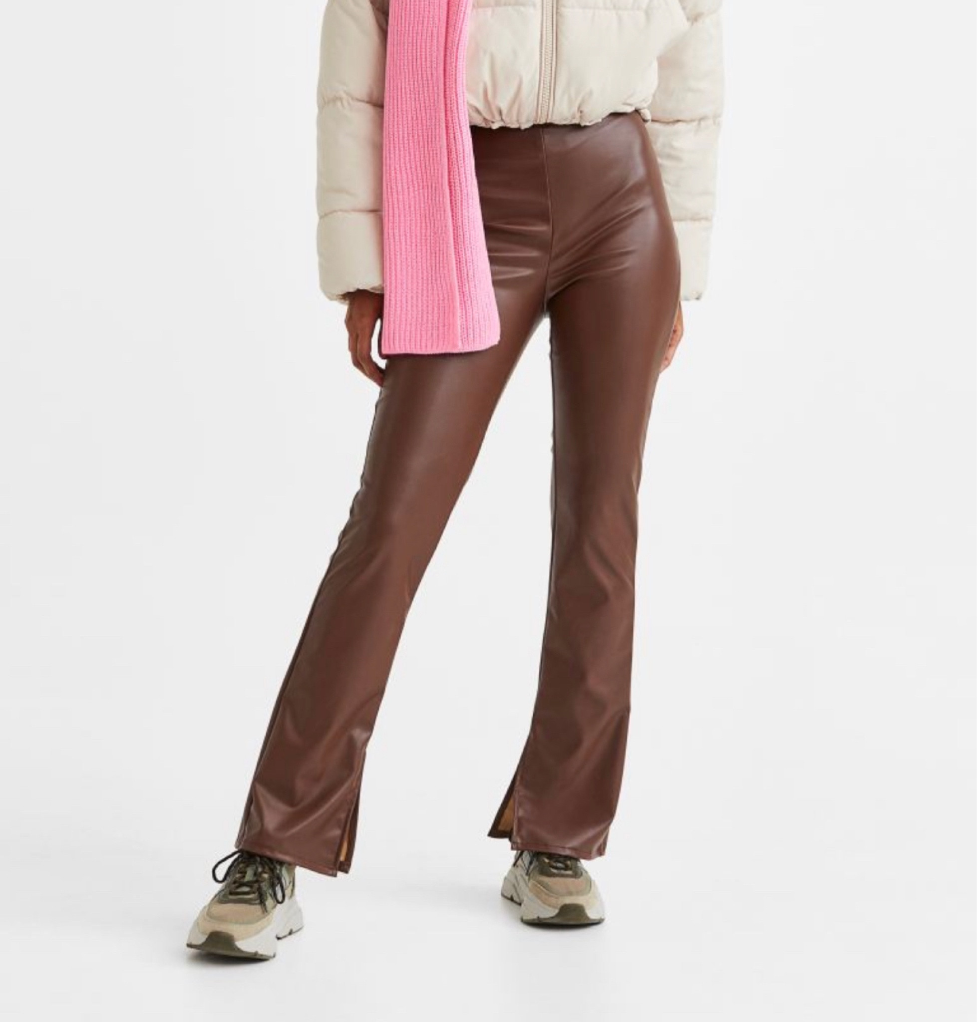 Perfect faux leather pants for the holiday season ! 

#h&m #membersale #blackfridaysale #blackfridaydeals #falloutfit #holidayoutfit 

#LTKGiftGuide #LTKsalealert #LTKCyberweek