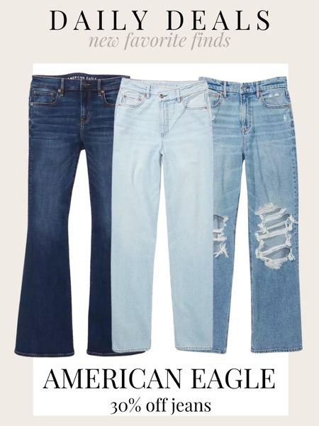 Daily Deals: American Eagle: 30% off jeans 


Queen Carlene, sale alert, sale finds, denim, summer jeans, Memorial Day sale 

#LTKsalealert #LTKSeasonal #LTKunder50