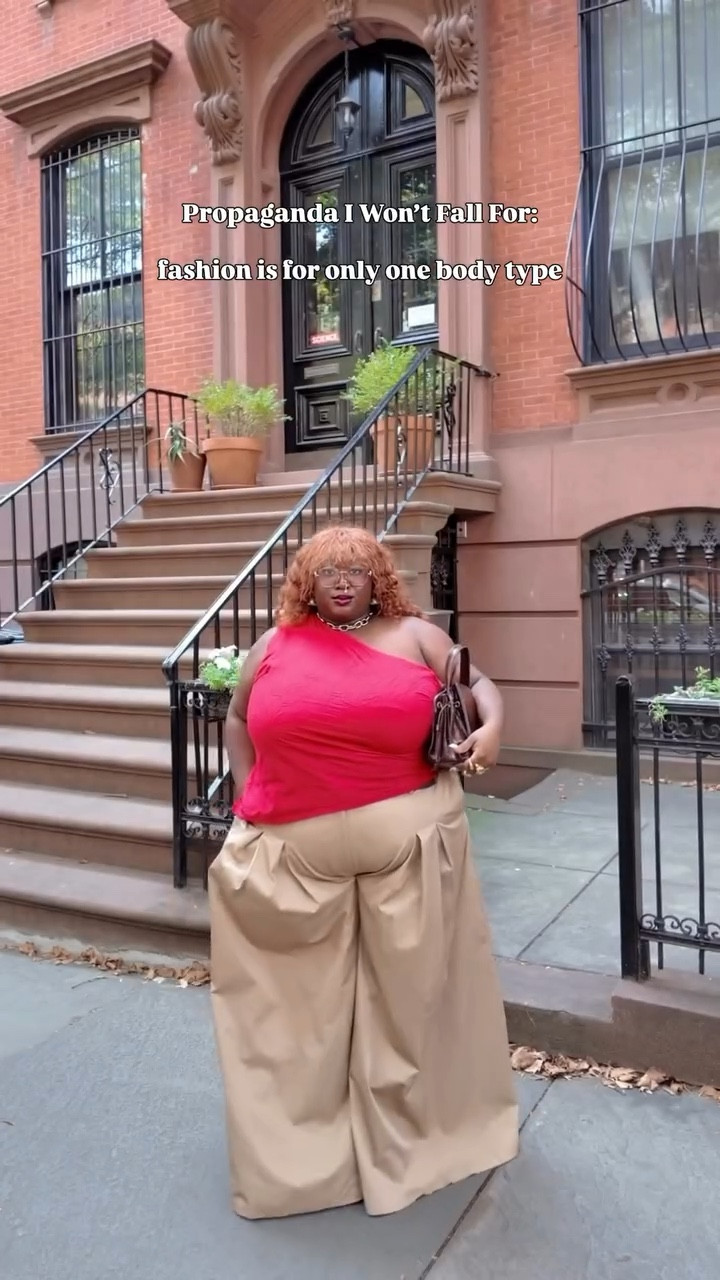 We all have to wear clothes therefore fashion is for everyone 🤓 thank you for coming to my @ted talk 💁🏾‍♀️✨💡