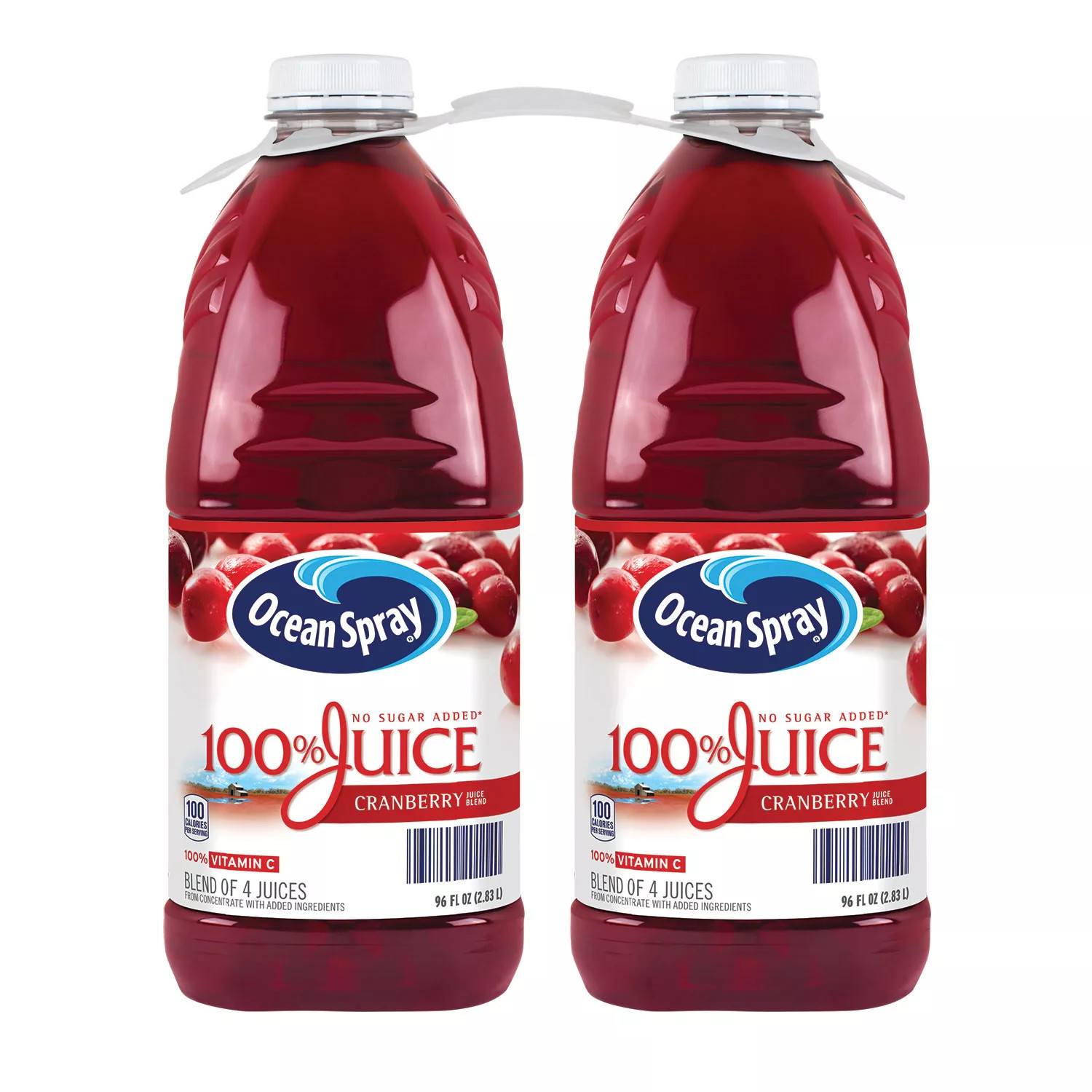 Ocean Spray 100% Cranberry Juice 96 oz., 2 pk. | Sam's Club
