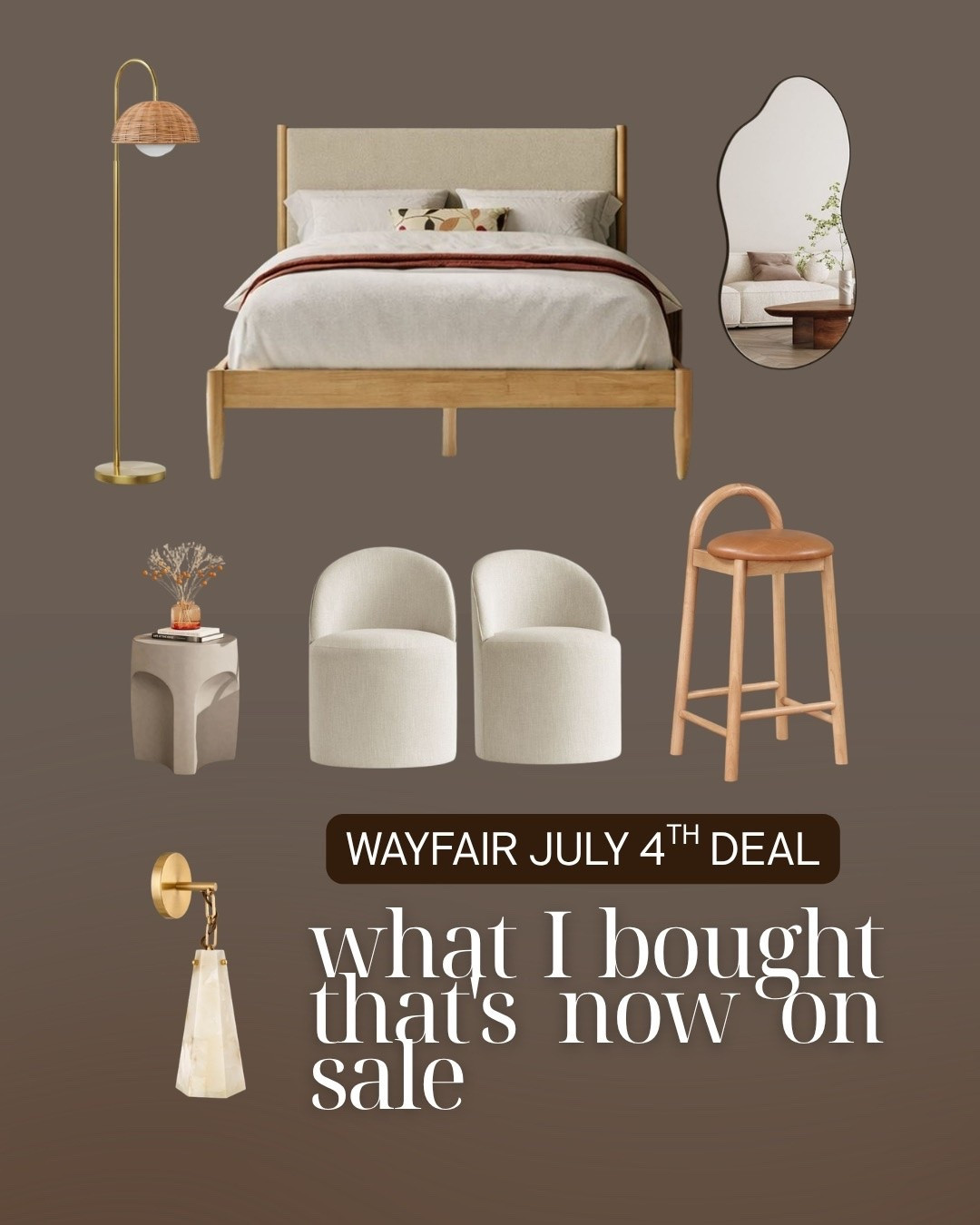 Some of Wayfair pieces I’ve used throughout our homes are on sale for July 4th, with discounts up to 70% off. From timeless furniture and lighting to mirrors and accent pieces that work in so many spaces.

Linking everything here while the sale is live.

#LTKHome #LTKSaleAlert