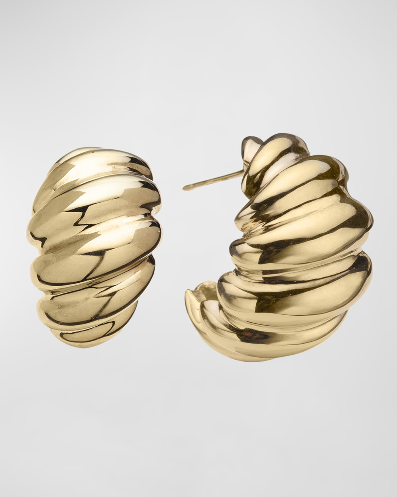 Perla Chunky Hoop Earrings | Neiman Marcus