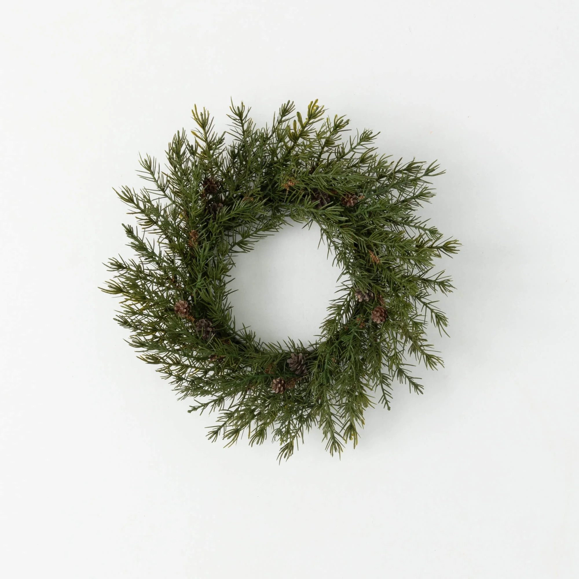 14.5" Sullivans Artificial Christmas Cedar Pinecone Accent Ring, Green - Walmart.com | Walmart (US)
