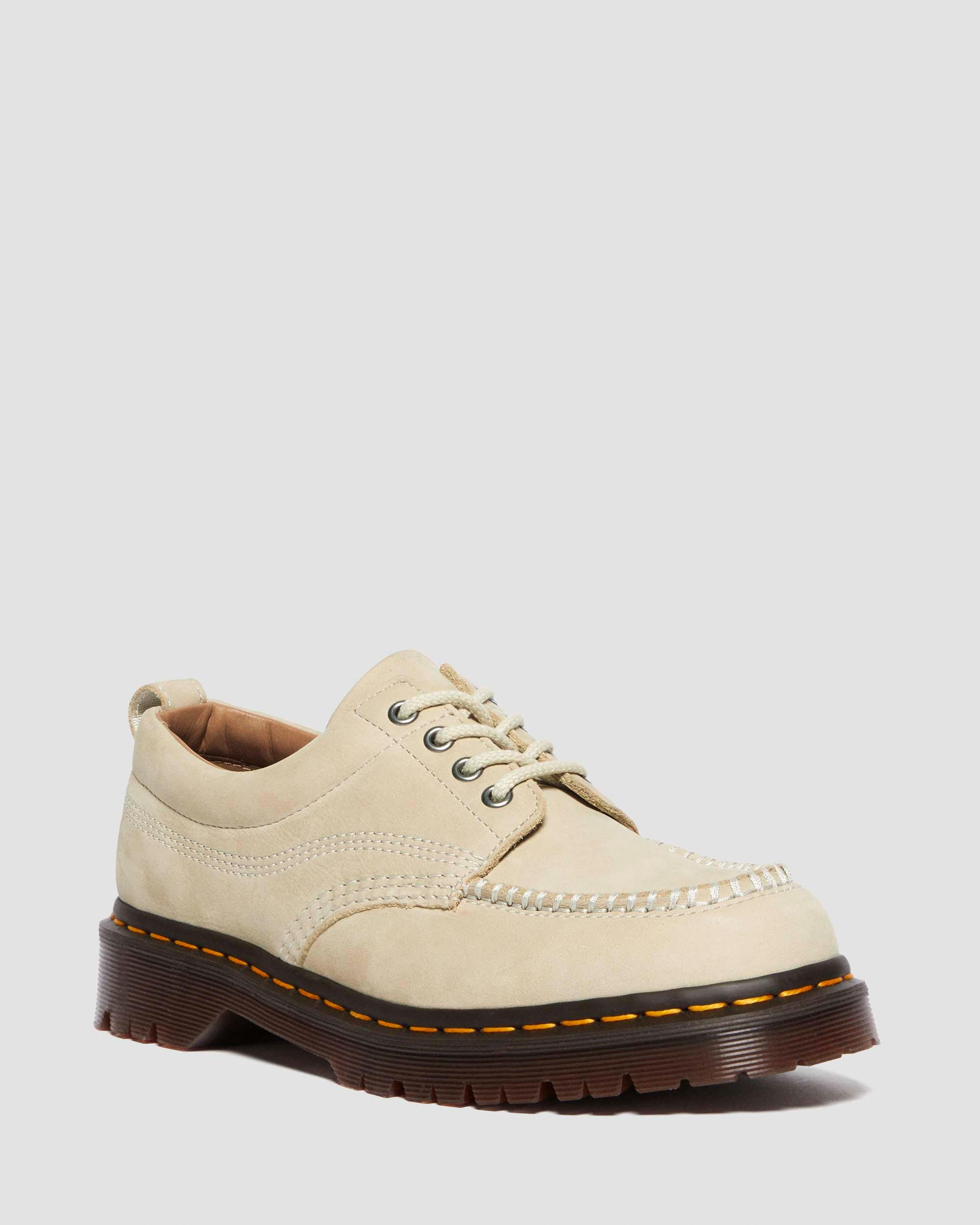 Lowell Buttersoft leather moc toe shoes in Light Tan | Dr. Martens | Dr. Martens