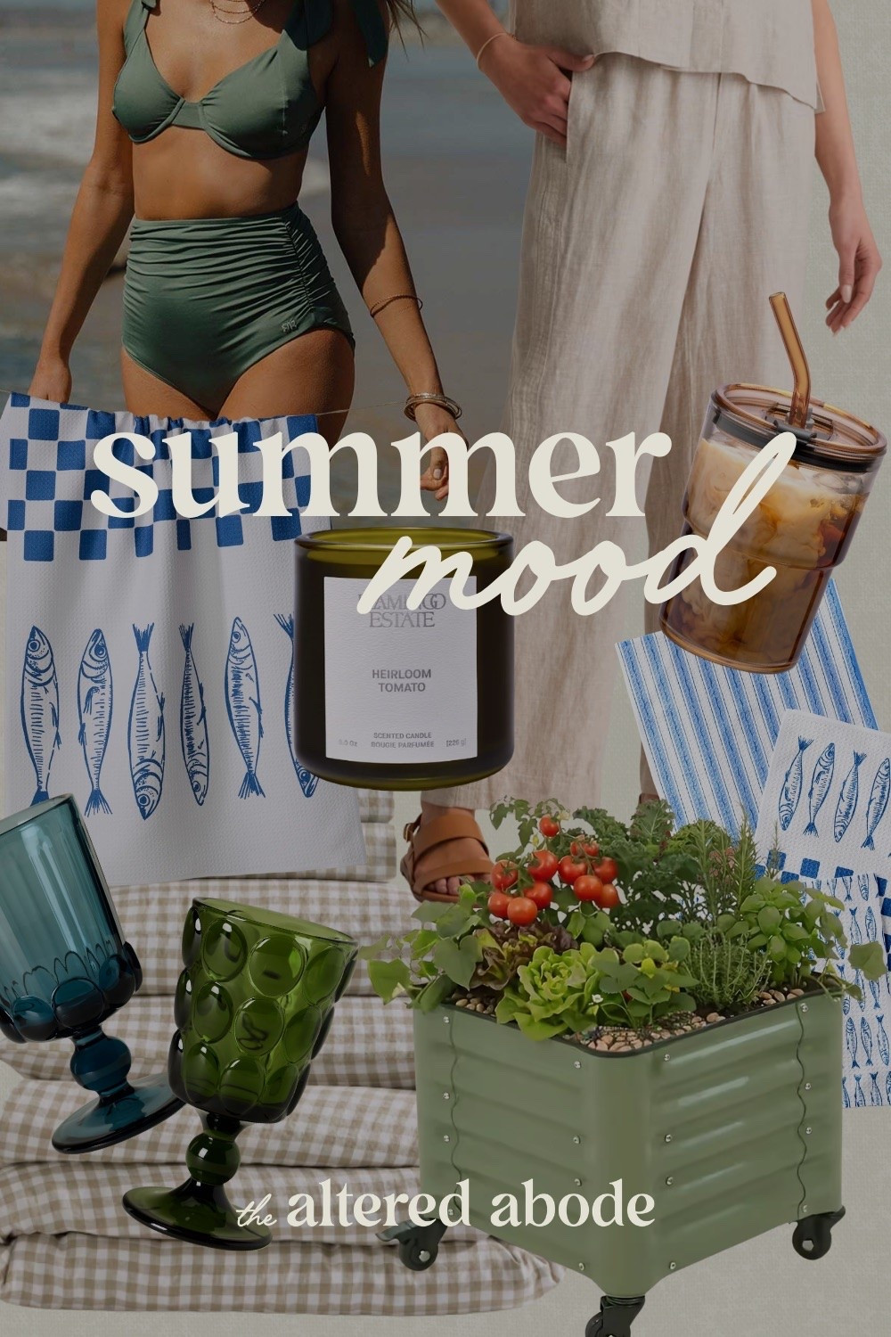 Fully ready to soak up summer! From all the iced coffee in the perfect to-go coffee cup, beach days with high waisted bikinis (iykyk), cocktails on the deck in these colorful goblet glasses, linen pants (everyday), and kitchen towels perfect for summer!

#LTKHome #LTKOver40 #LTKSeasonal
