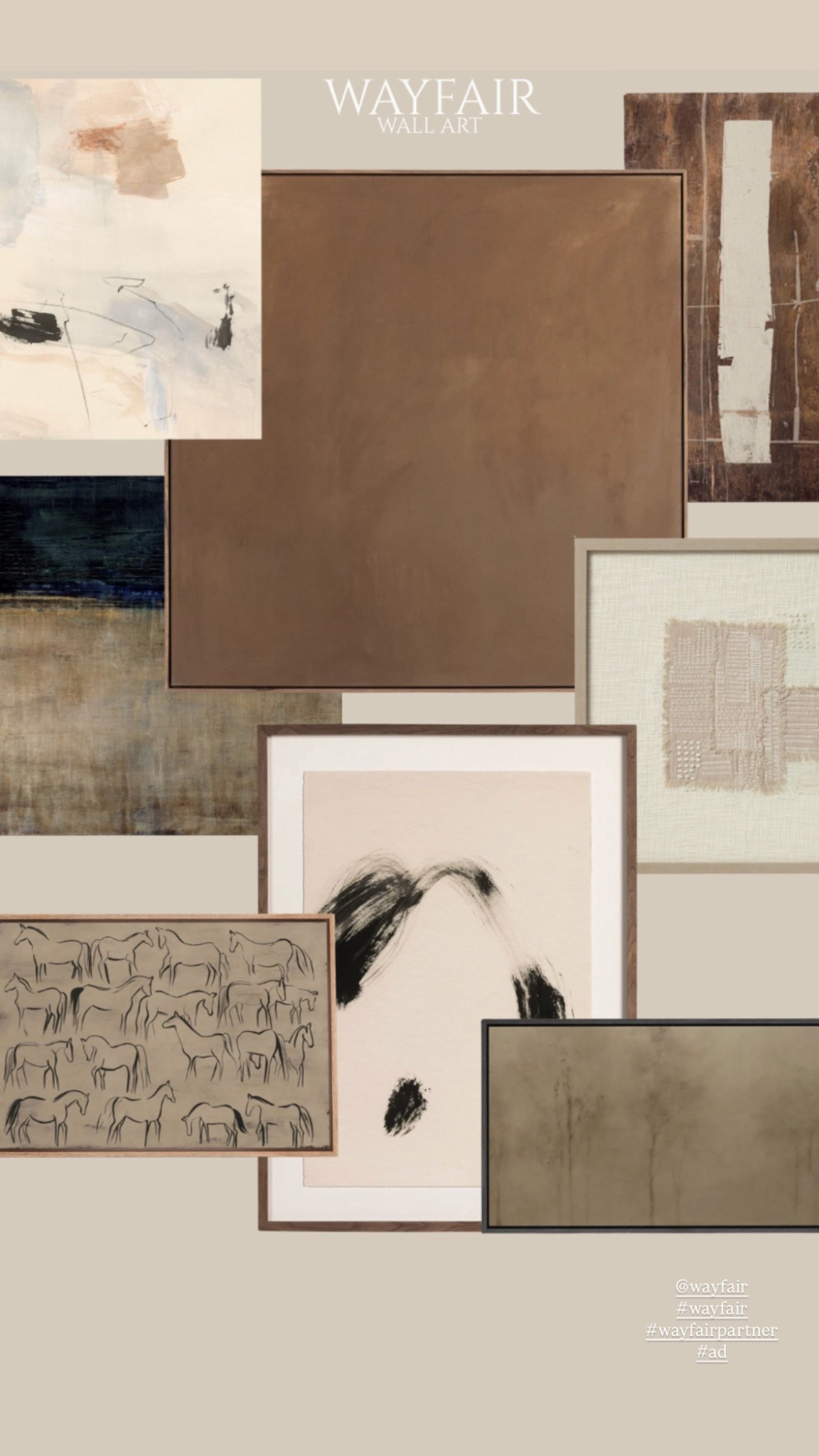 Wall Art Inspo | Warm, minimal, and elevated ✨ pulled together with some fav picks from @wayfair .. loving the texture and tones on these!

#wayfair #wayfairpartner #ad

#LTKHome #LTKOver40 #LTKSaleAlert