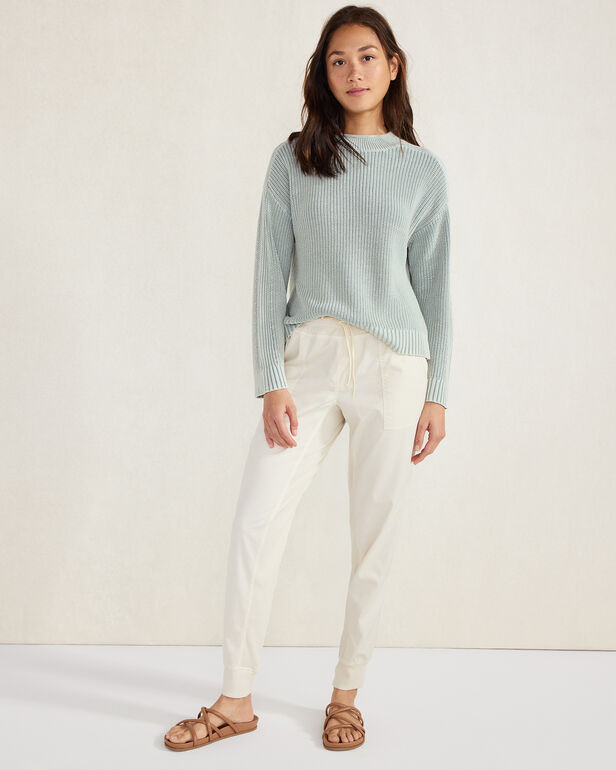 Garment-Dyed Organic Cotton Rollneck Sweater | Haven Well Within