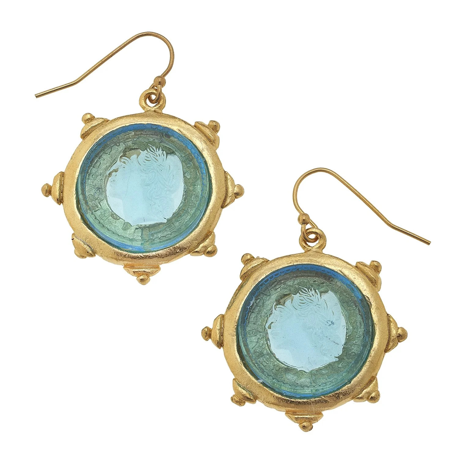Venetian Glass Coin Earrings | Susan Shaw