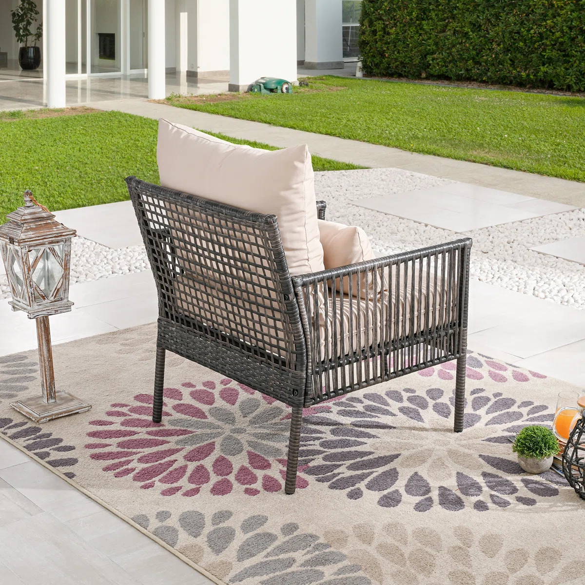 Addiego Outdoor Lounge Chair with Cushions | Wayfair North America