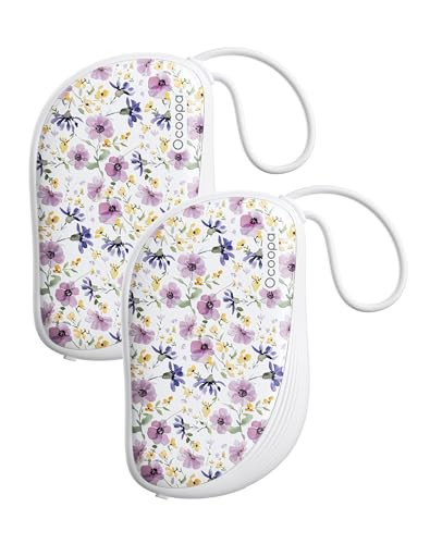 OCOOPA Hand Warmers Rechargeable 2 Pack, Ultra Slim Electric Hand Warmers, Portable Pocket Heater, Comb-Inspired, Fits in Gloves,UL Certified, Winter Essentials,UT5 Sway | Amazon (US)