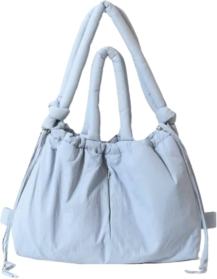 New Puffy Tote Bag for Women Soft & Lightweight Puffer Women Handbag Large Puffy Lady's Bag Backp... | Amazon (US)