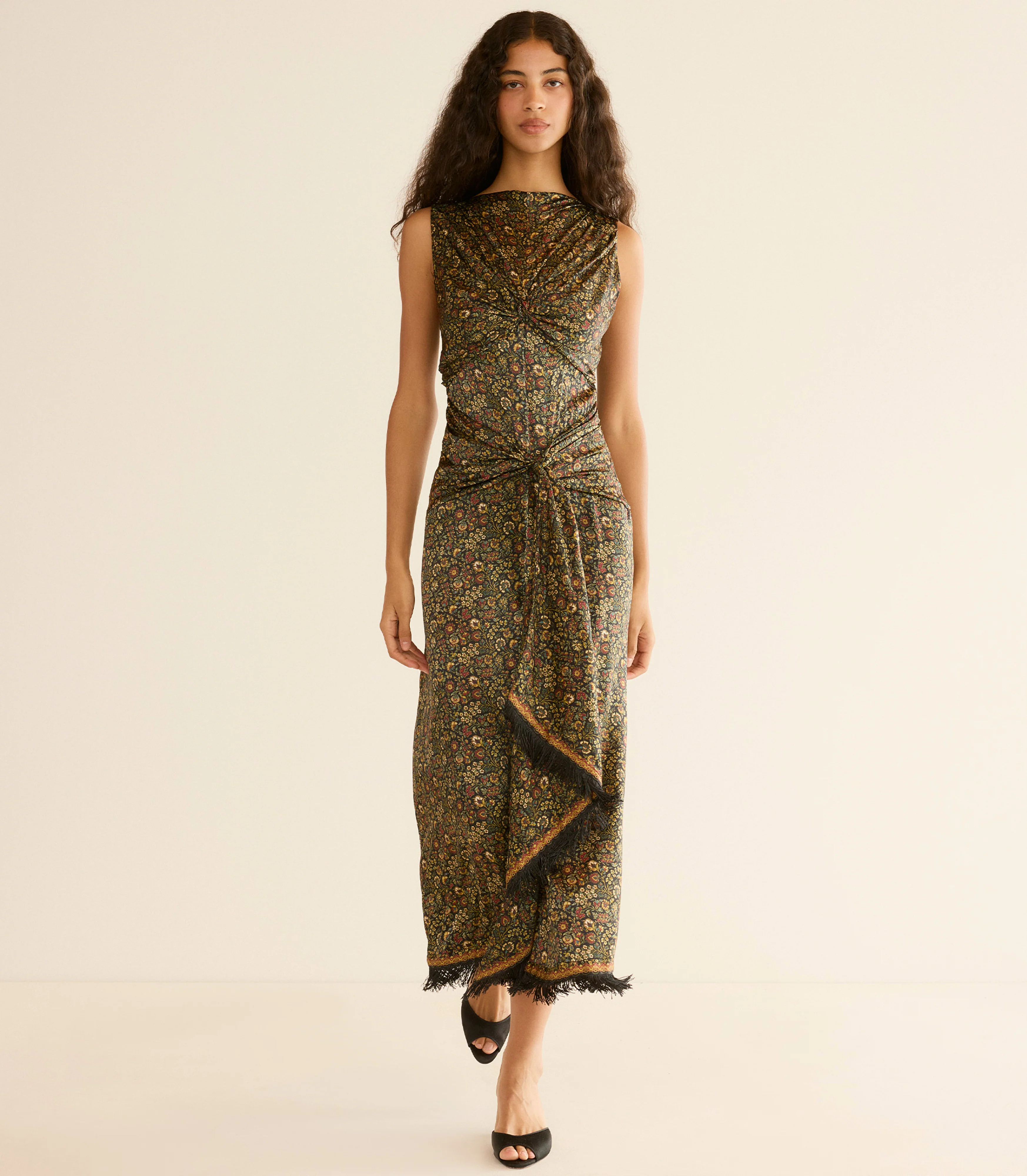 Cataline Dress - Fleur De Majorelle | DÔEN | DOEN