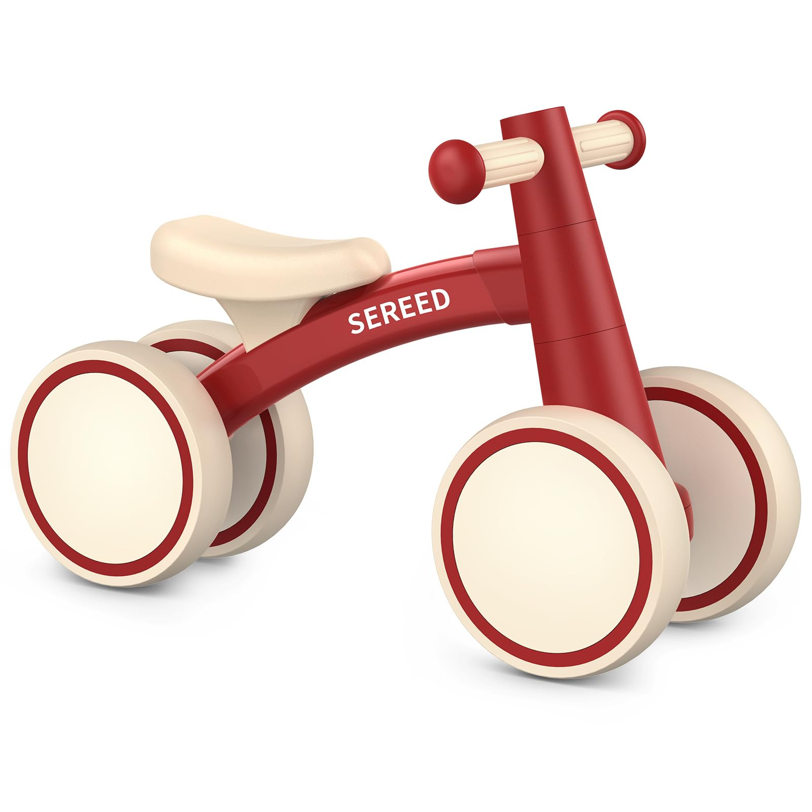 SEREED Baby Balance Bike for 1 Year Old Boys Girls 12-24 Month Toddler Balance Bike, 4 Wheels Tod... | Amazon (US)