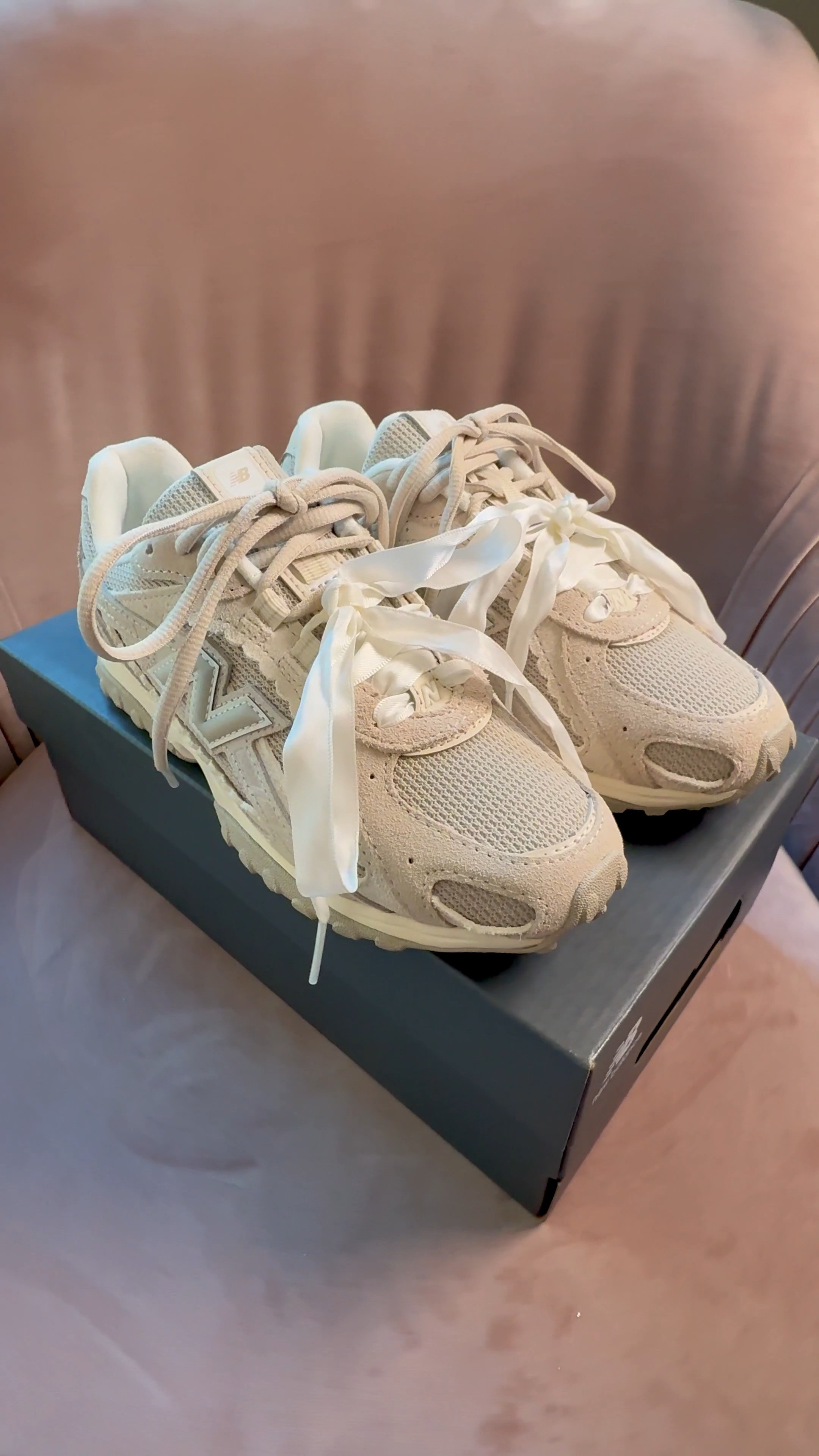 New Balance 240L scallop & lace details 

 #LTKmomlife #LTKOver40 #LTKPetite