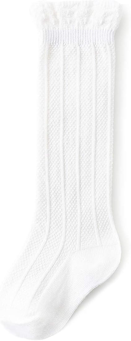 American Trends Baby Knee High Socks Girls Tube Long Socks Boys Newborn Infants Toddlers Ruffled ... | Amazon (US)