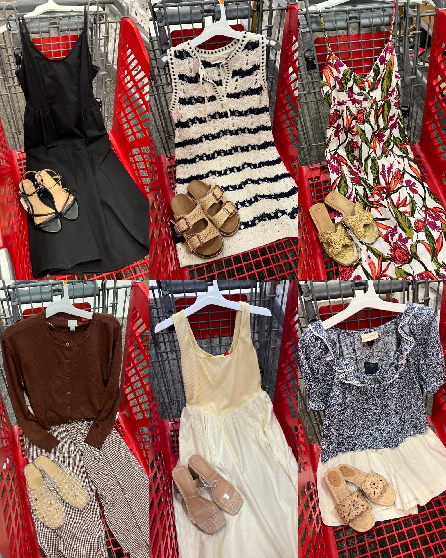 Target spring outfit ideas! Casual to dressy casual, vacation, spring break, summer, date night and more. Lots of cute shorts and dresses right now. #targetstyle #targetfashion 