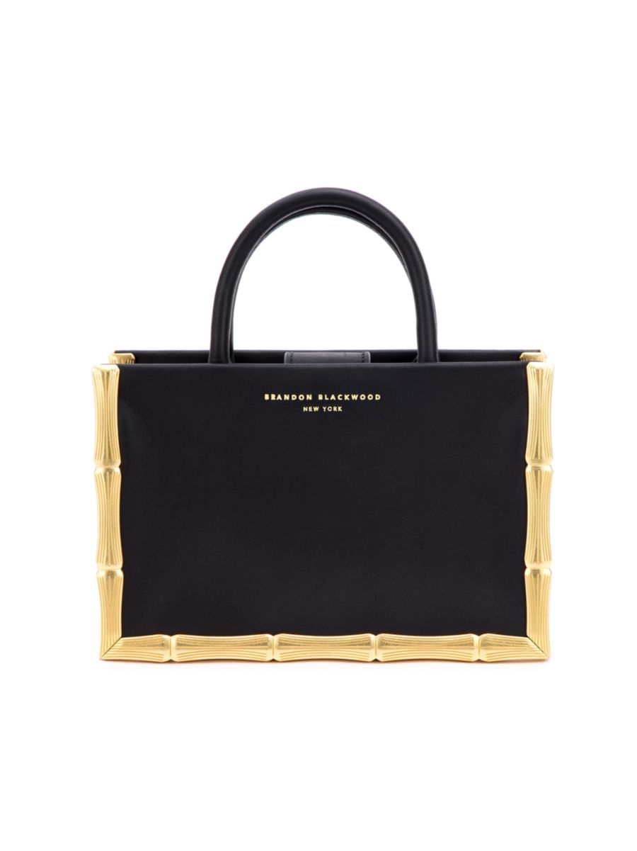 Bamboo Leather Tote | Saks Fifth Avenue