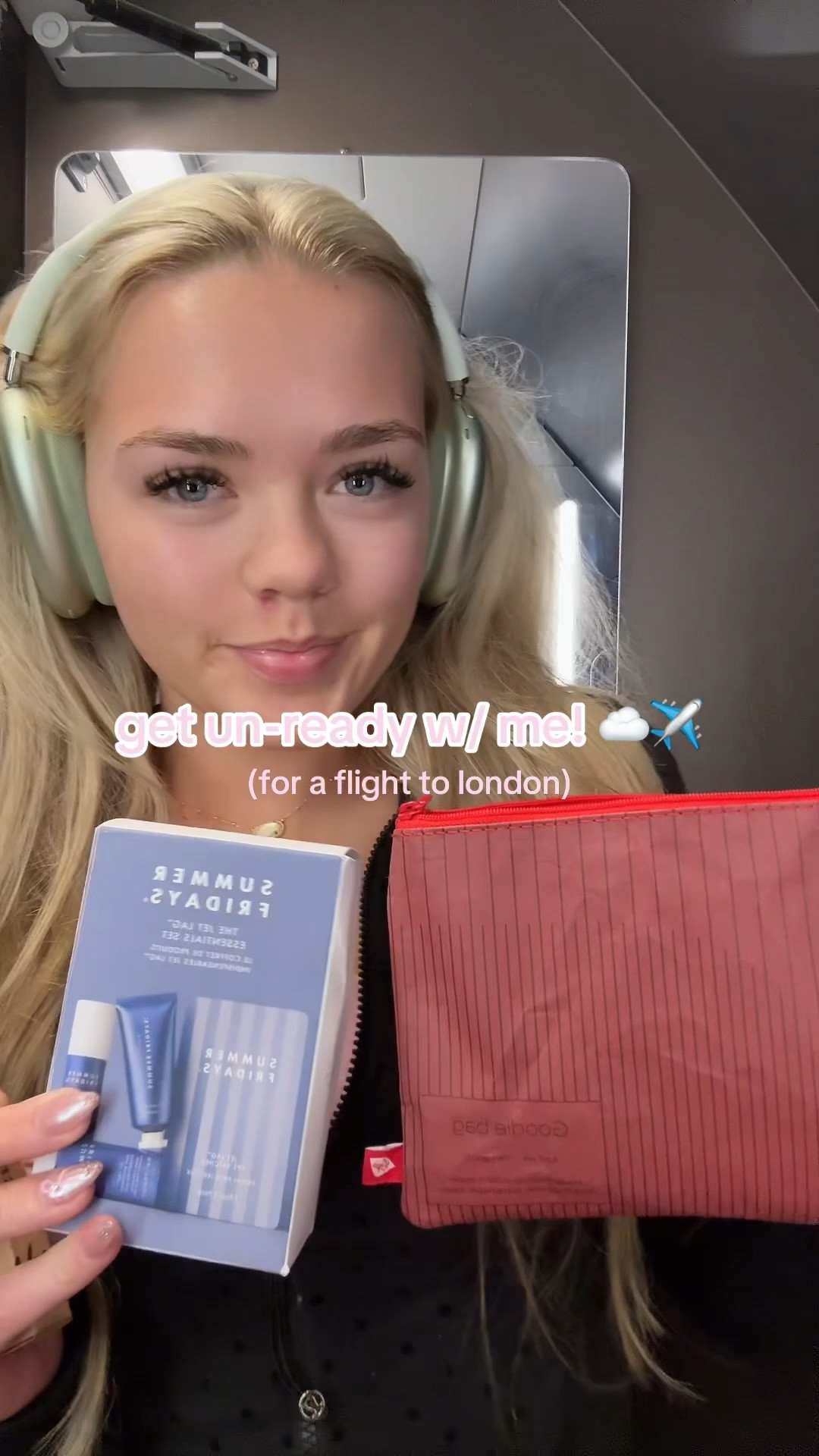Get un-ready with me for a long night flight to the UK ✈️☁️🇬🇧 

I’m using these travel skin-care necessities from Summer Fridays and all I can say is my skin was feeling HYDRATED!! 💦💗 

Grab this adorable value set for your next trip! 

#LTKgrwm #LTKBeauty #LTKTravel
