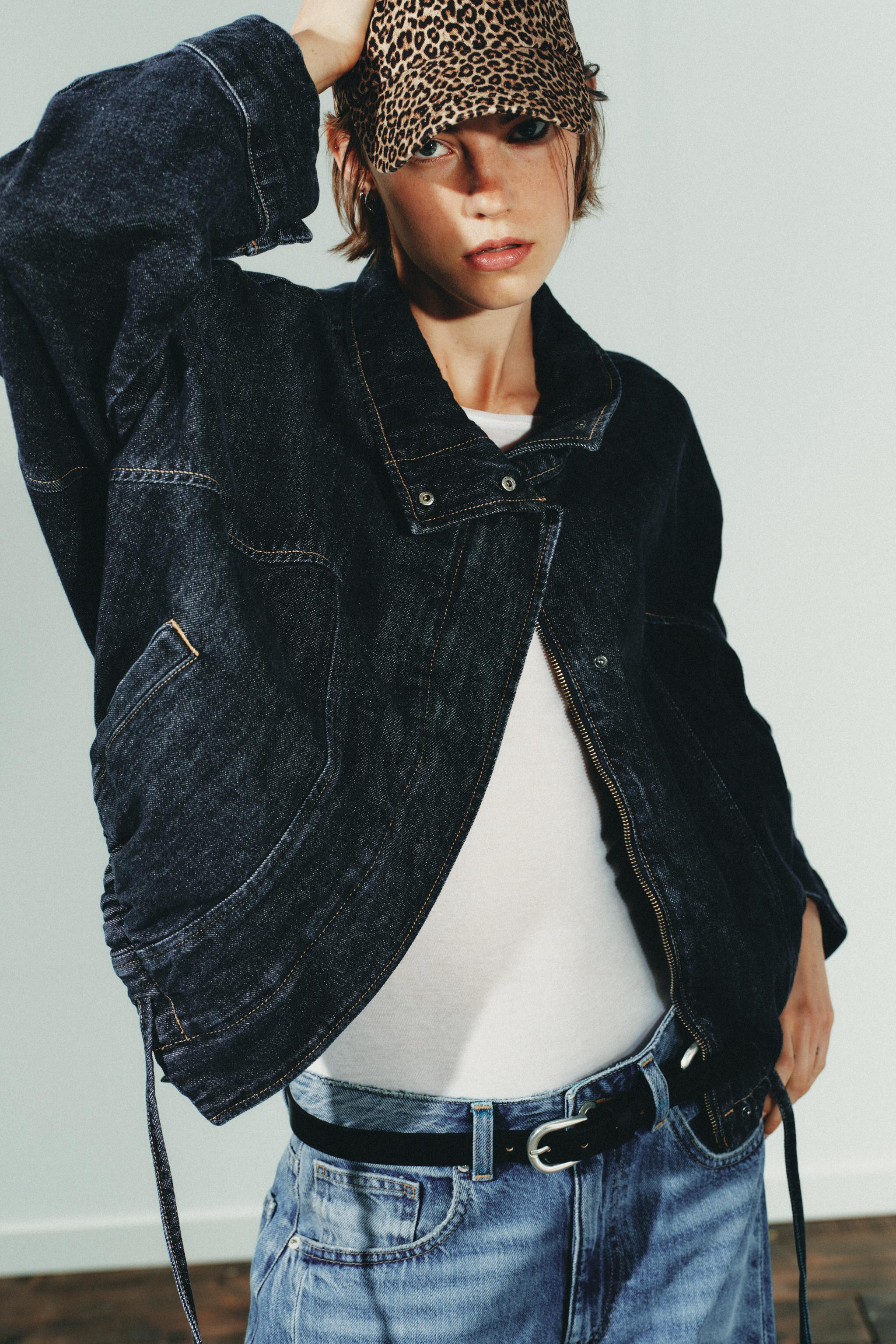 ANIMAL PRINT TWILL CAP | Zara US