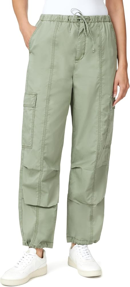 kensie Jeans for Women High-Rise Cargo Drawstring Parachute 27.5-Inch Inseam, Sizes 0-14 | Amazon (US)