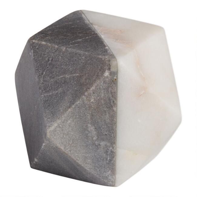 Marble Geometric Paperweight | World Market