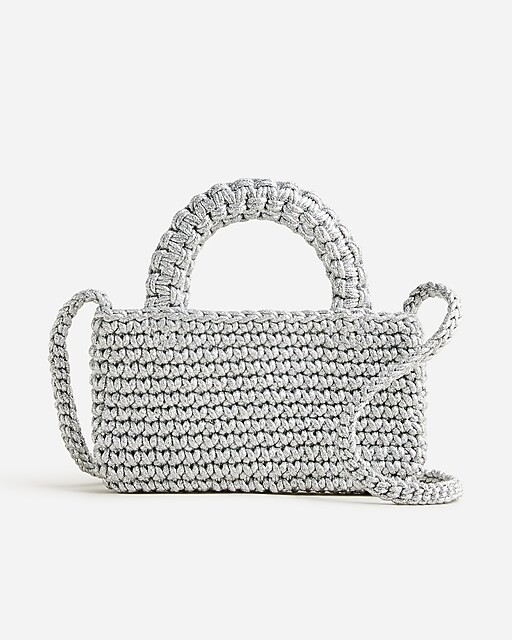 Cadiz phone bag in metallic | J. Crew US