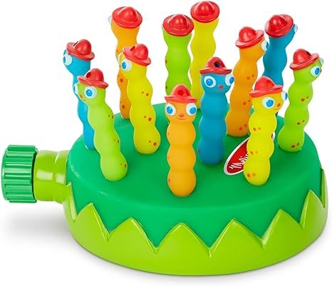 Melissa & Doug Sunny Patch Splash Patrol Sprinkler Toy With Hose Attachment | Amazon (US)