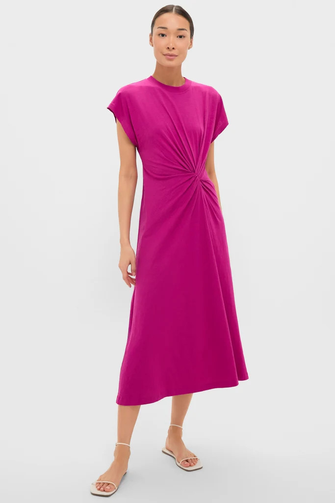 Fuchsia Volta Twist Dress | Tuckernuck (US)