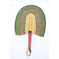 African Hand Fan, Artisanal Woven Decor | Etsy (US)