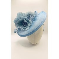 Blue Floral Wedding Fascinator Derby Ascot Race Day Hat | Etsy (US)
