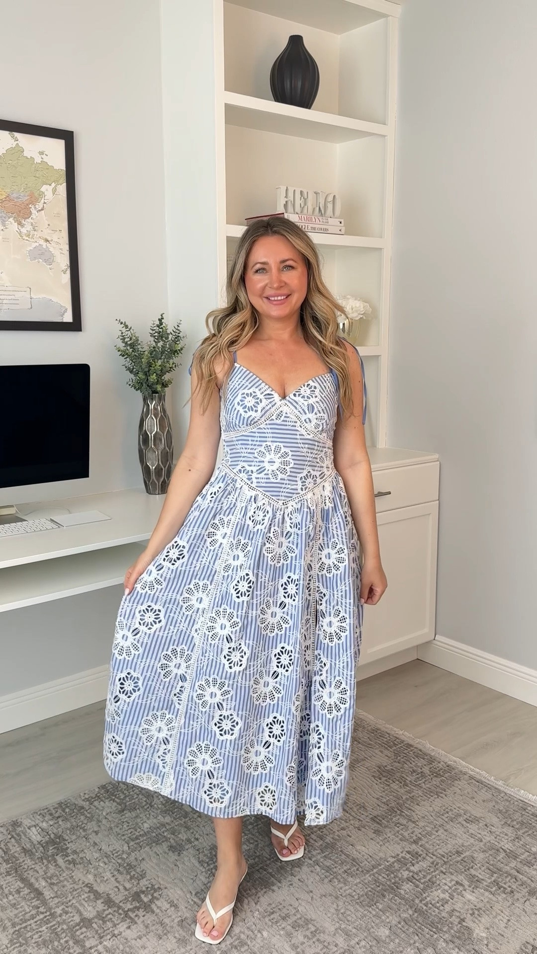 Beautiful summer dress from @Lulus 
 
Wearing small. I’m 5’6
I could size down to extra small. It’s a little too loose on me, especially in the waist area. 

#dress #summer #lulus #ad

#LTKgrwm #LTKdayinmylife #LTKootd