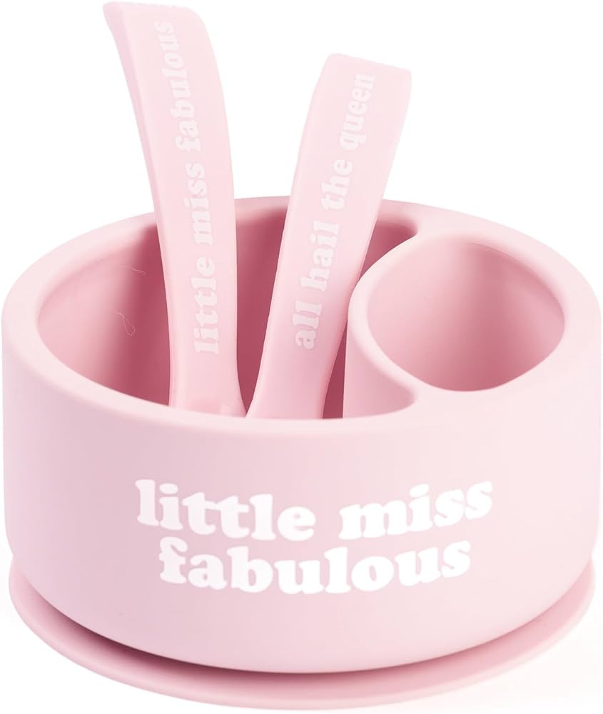 Bella Tunno Silicone Suction Bowl & Spoons for Toddlers & Babies, Food Grade BPA Free Silicone, N... | Amazon (US)