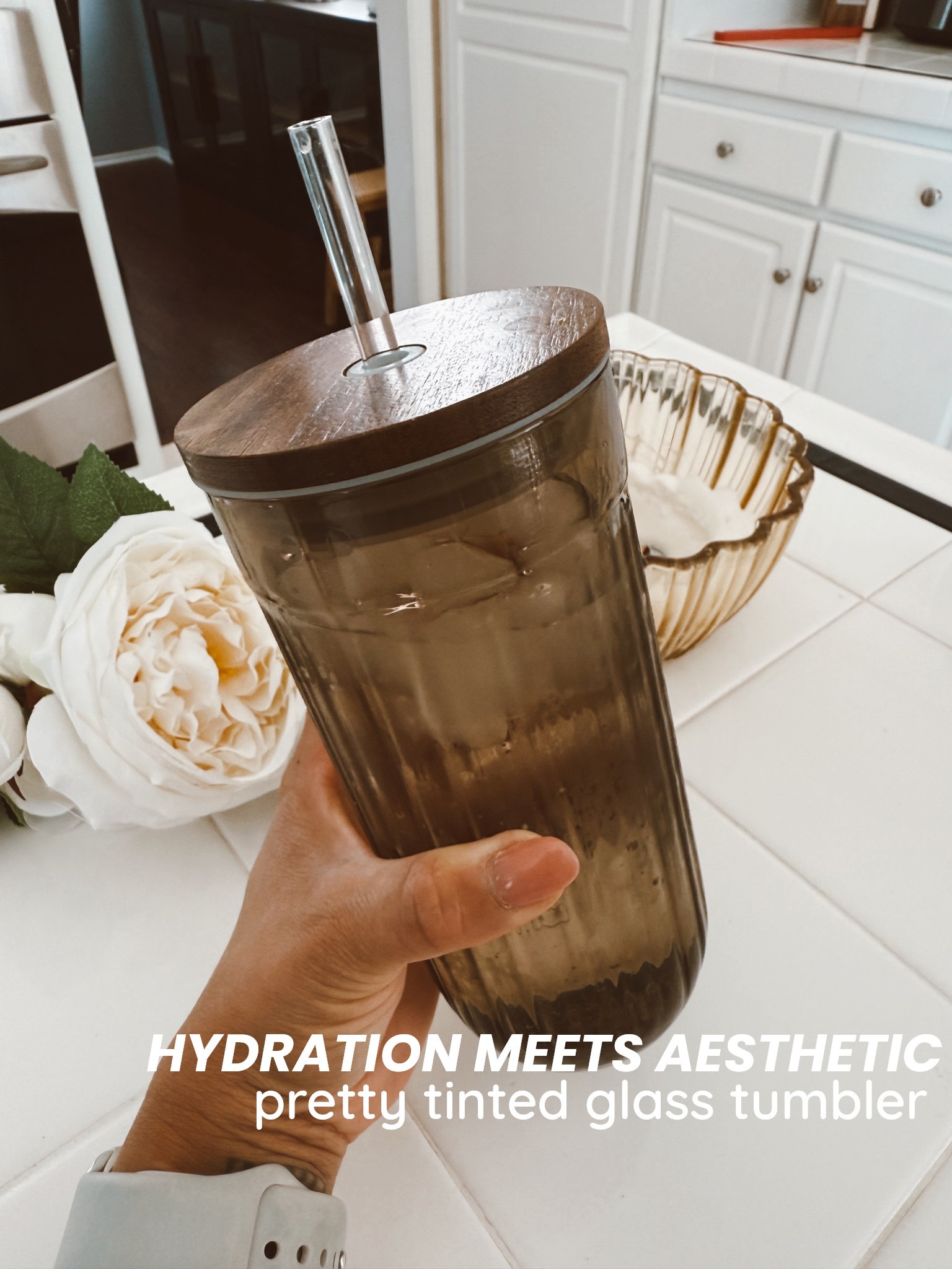 My favorite glass tumbler that’s perfect for my morning lemon water and electrolytes! Perfect way to start my morning ⚡️ convenient for having your hydration around the house.

#LTKHome #LTKActive #LTKFindsUnder50