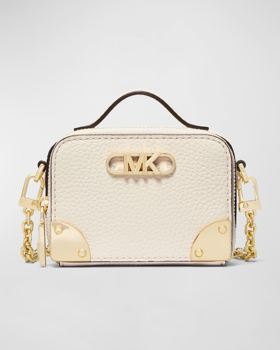 MICHAEL Michael Kors Micro Trunk Leather Crossbody Bag | Neiman Marcus