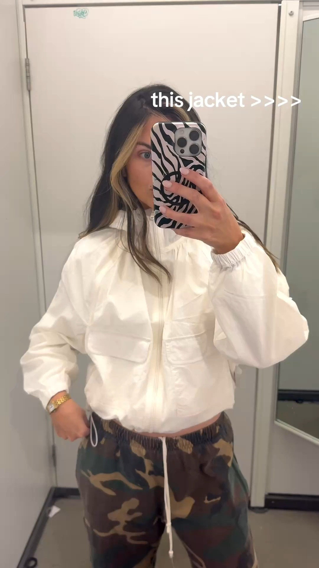 Wearing an XS in the perfect lightweight spring jacket 🤍 from old navy!!!

#oldnavy #oldnavytryon #springjacket #windbreaker 

#LTKActive #LTKfitnessgoals