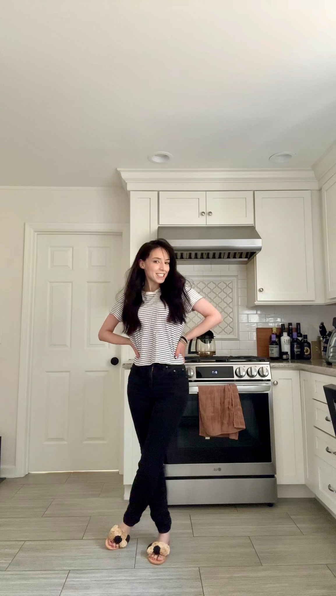 Black and white striped tee size XL
Black jeans size 24
Sandals size 6.5

Work outfit, summer, black and white, causal, workwear, Amazon 

#LTKSeasonal #LTKWorkwear #LTKStyleTip