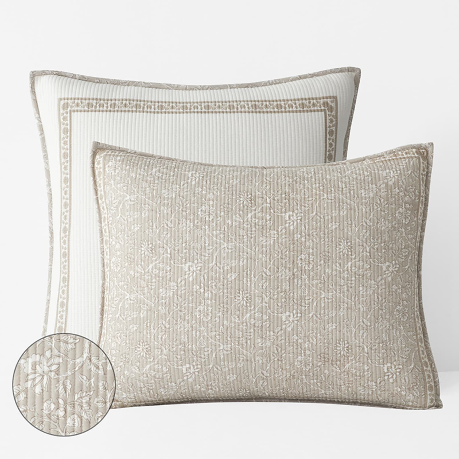 Lydia Handcrafted Quilted Sham | The Company Store