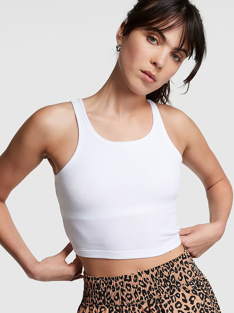 Cropped Rib Tank Top | Victoria's Secret (US / CA )