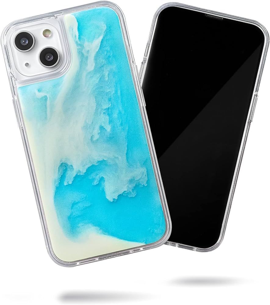 SteepLab Flowing Neon Sand Liquid Case for iPhone 13 (2021, 6.1") - Full Body Protection with Rai... | Amazon (US)