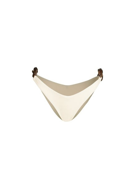 Tortoise Chain Brief (Faux Suede Cream) | SAME