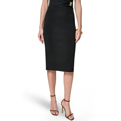 Donna Karan New York Sweater Midi Pencil Skirt in Sunbaked at Nordstrom, Size Medium | Nordstrom