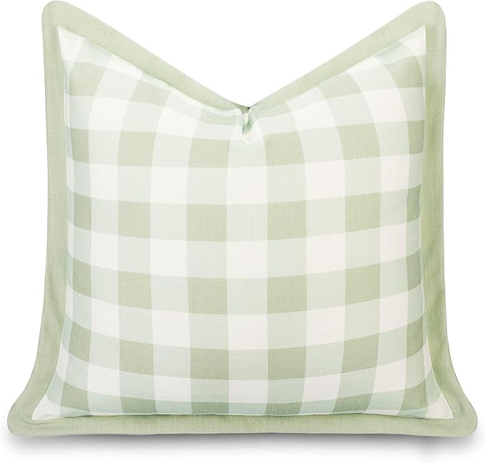 Crumbs Home Modern Farmhouse California Casual Indoor Outdoor Throw Pillow Cover, 22"x22" Water R... | Amazon (US)