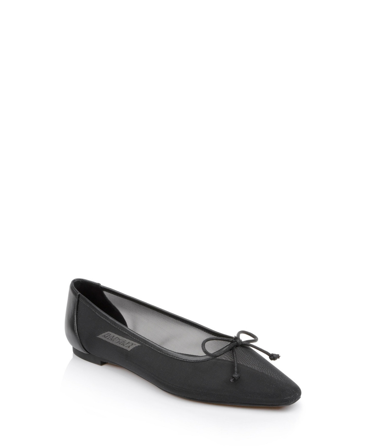 Badgley Mischka Women's Cam Sheer Mesh Evening Ballet Flats - Black Mesh | Macy's