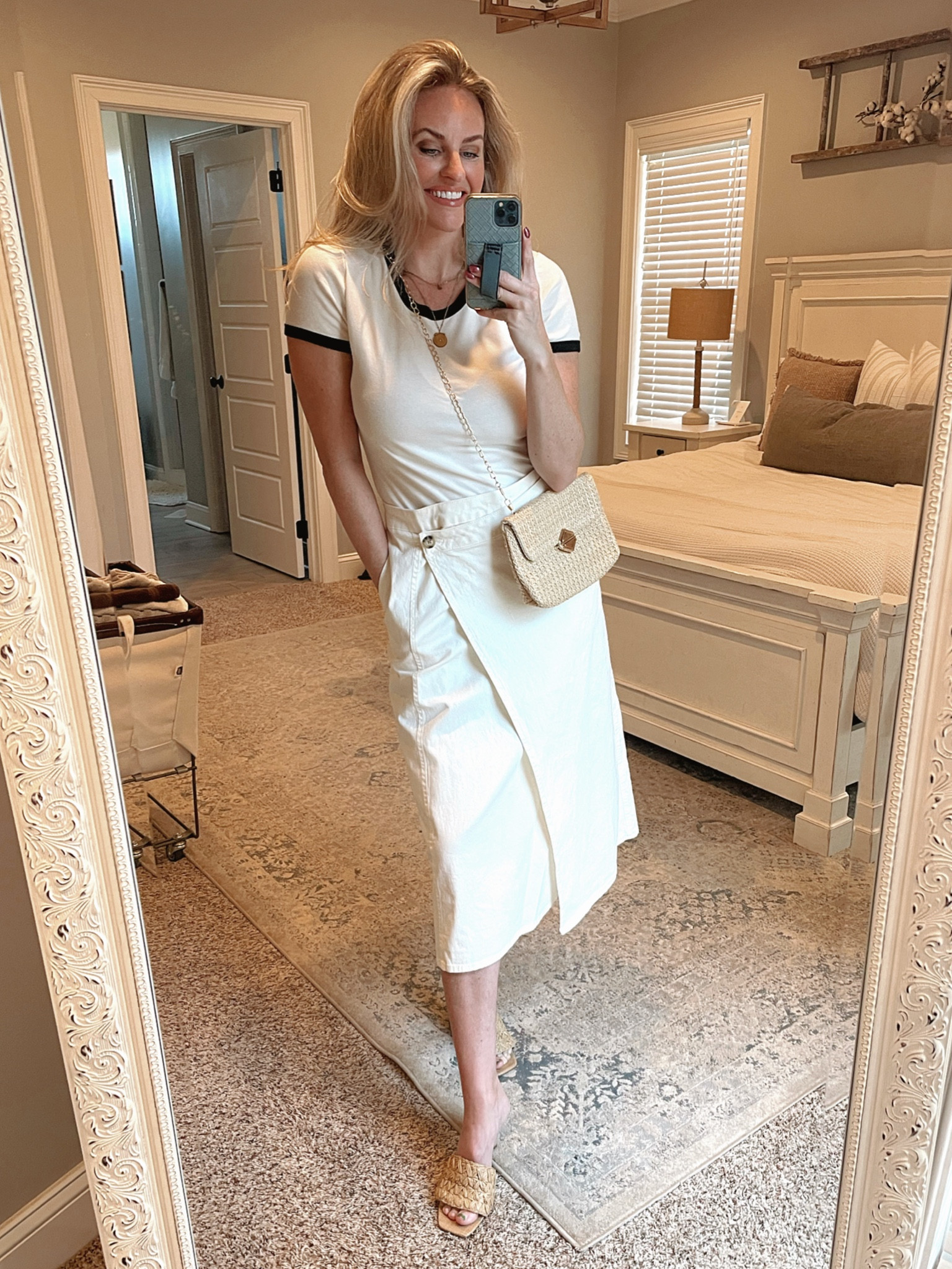 Off White Wrap Skirt Outfit for Spring and Summerr

#LTKStyleTip #LTKBeauty #LTKFindsUnder50