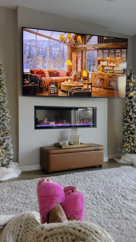 Cozy Winter Living Room Decor, Staycation by the Fireplace #winterdecor 

#LTKSeasonal #LTKstyletip #LTKhome