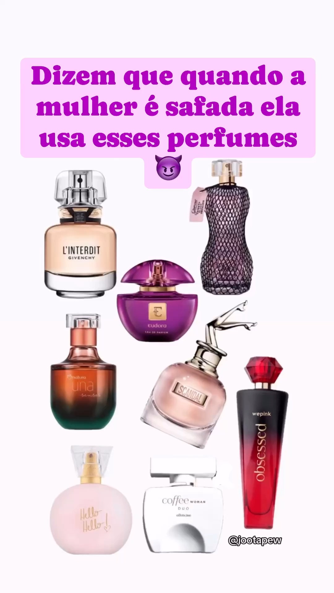 Quer conferir essa teoria?
Me segui e vem conferir as promoções dos Perfumes mais sedutores .

#LTKbrasil #LTKstyletip #LTKbeauty
