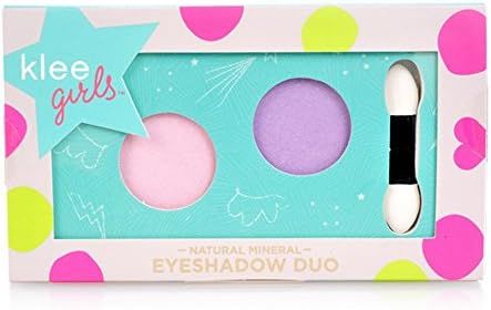 Amazon.com : Luna Star Naturals Klee Girls Eyeshadow Duo, Key West Splash Rainier Blossom/Baby Bl... | Amazon (US)